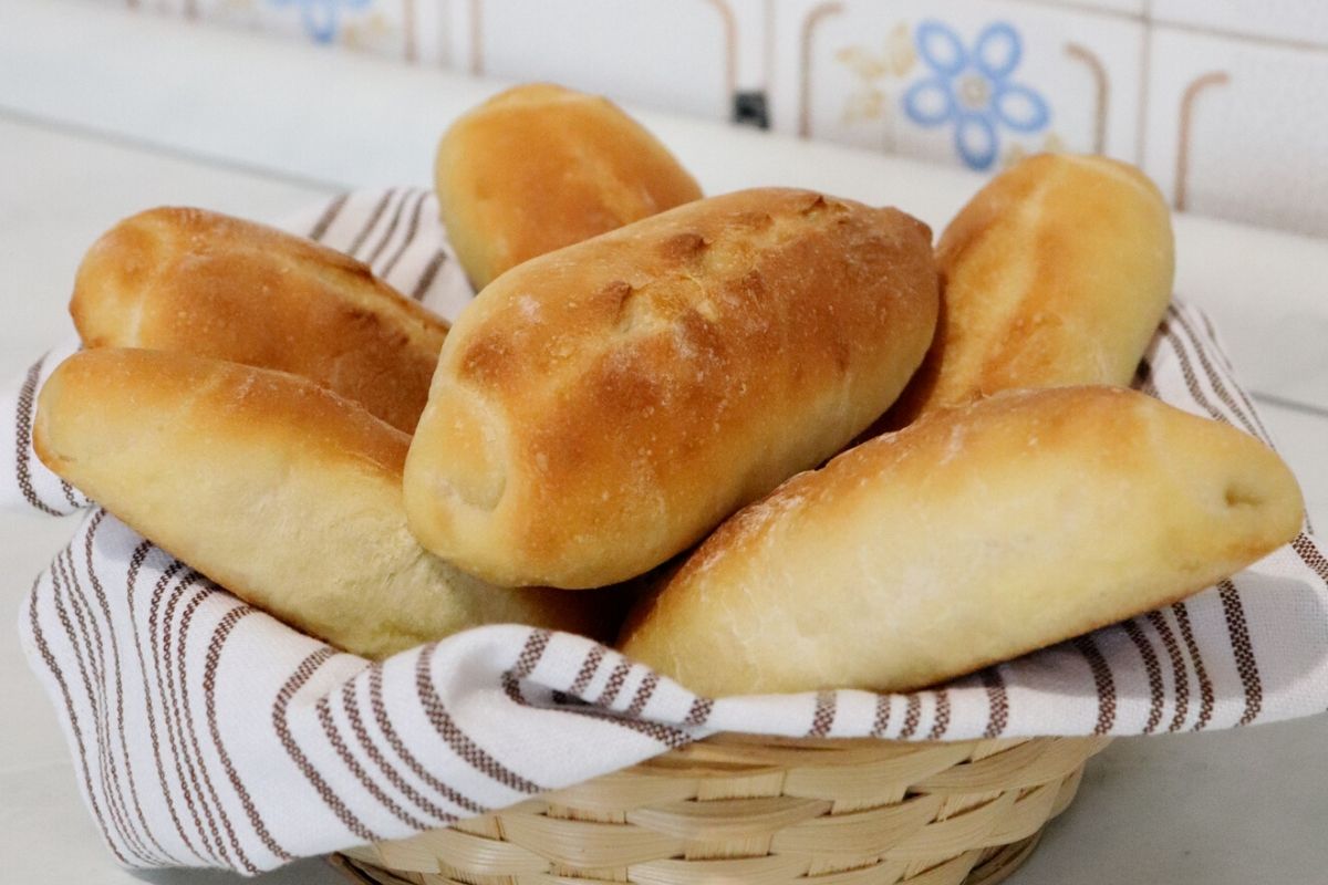 Nosso primeiro pão francês caseiro