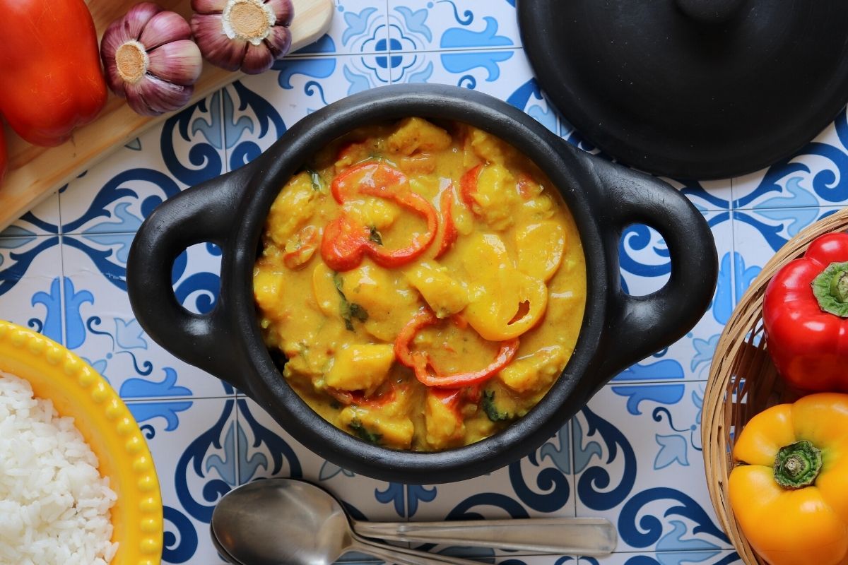 Curry de banana da terra