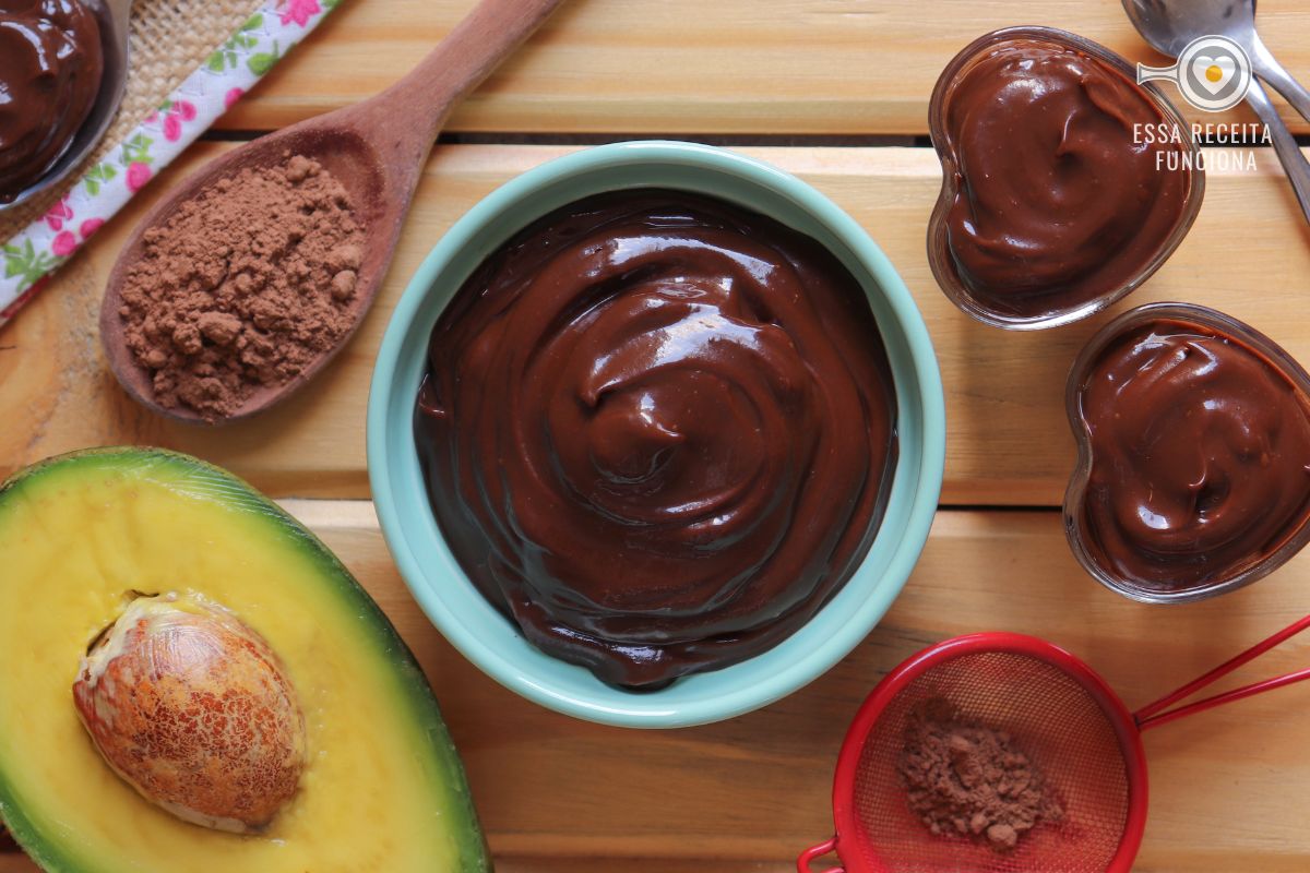 Mousse de chocolate vegano