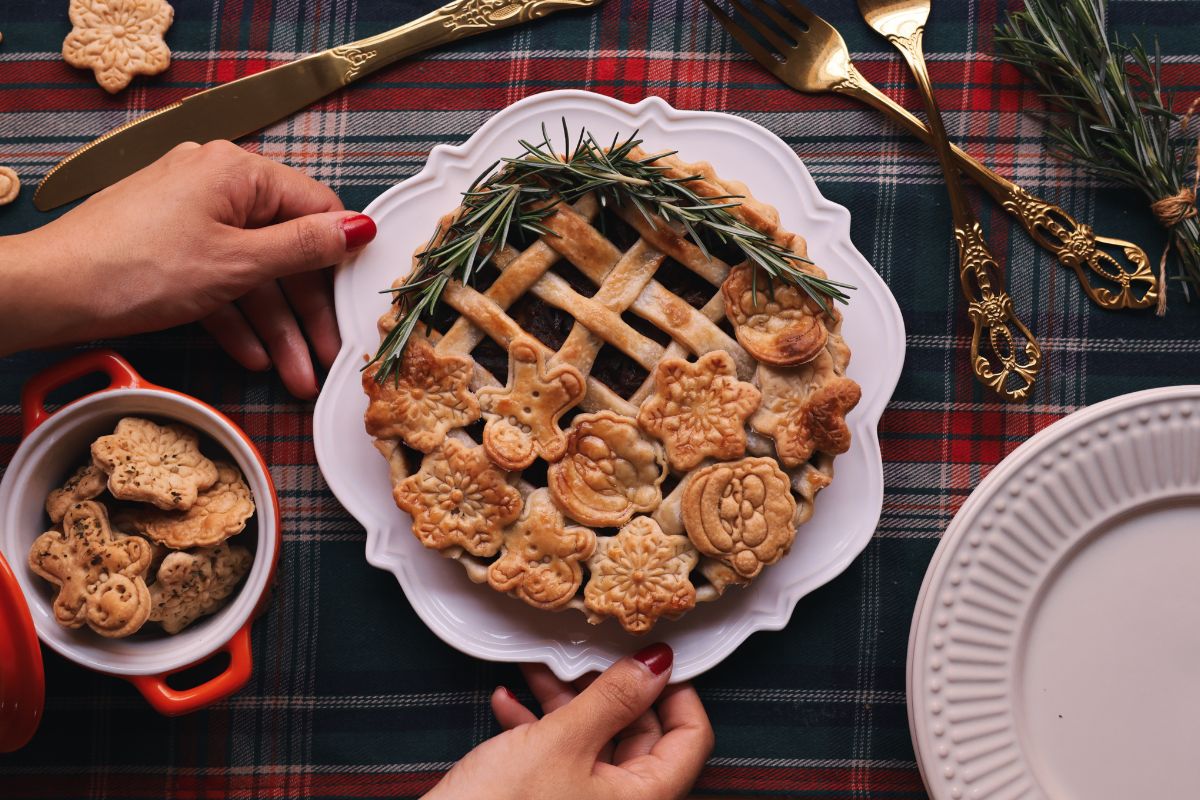 Torta salgada de Natal