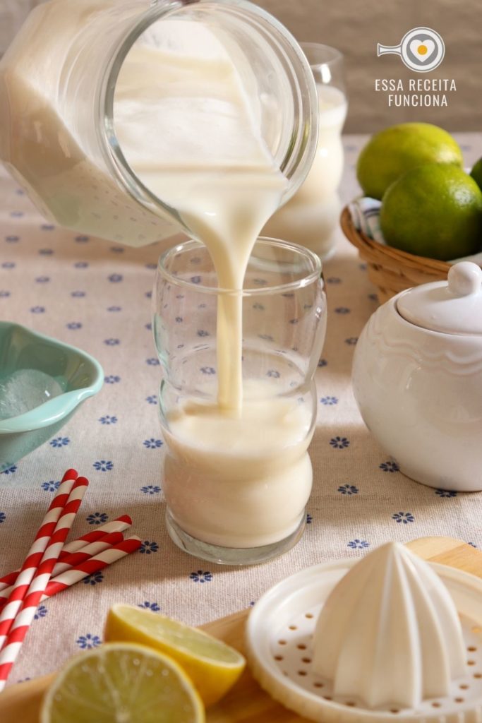 Limonada suiça com leite condensado - Essa Receita Funciona