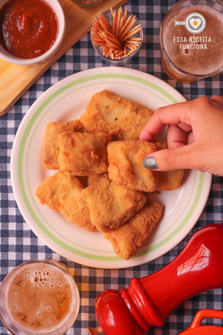 Filé de tilápia empanado Essa Receita Funciona