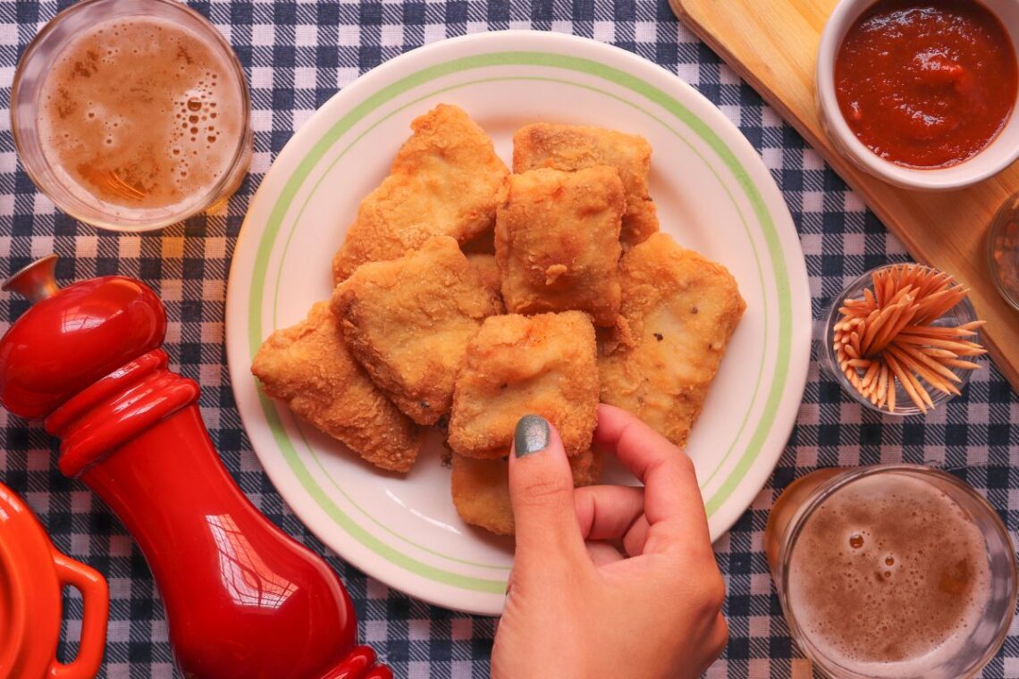 Filé de tilápia empanado Essa Receita Funciona