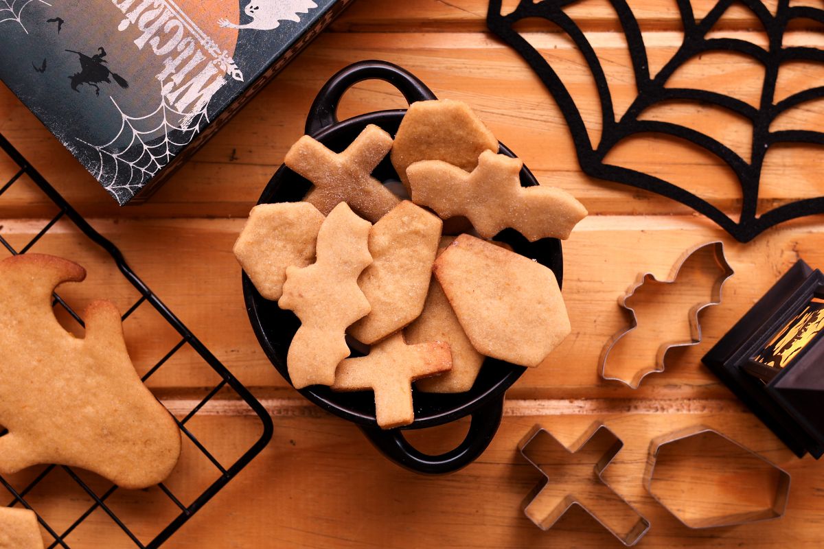 Biscoito vegano de Halloween