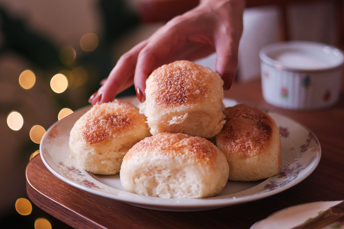 Pão doce de padaria fácil e rápido no liquidificador
